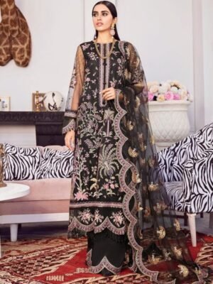 Black Chiffon Dress Master Replica