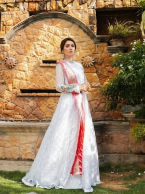 White Dress Party Wear Master Replica