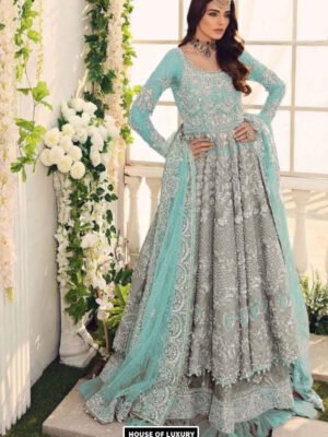 Net Bridal Frock Replica