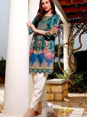 Firdous Green Printed Lawn