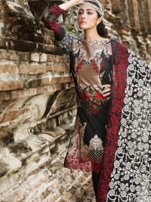 Gul Ahmed Black 3 PC Lawn