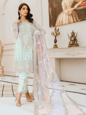 Sky Romance Organza